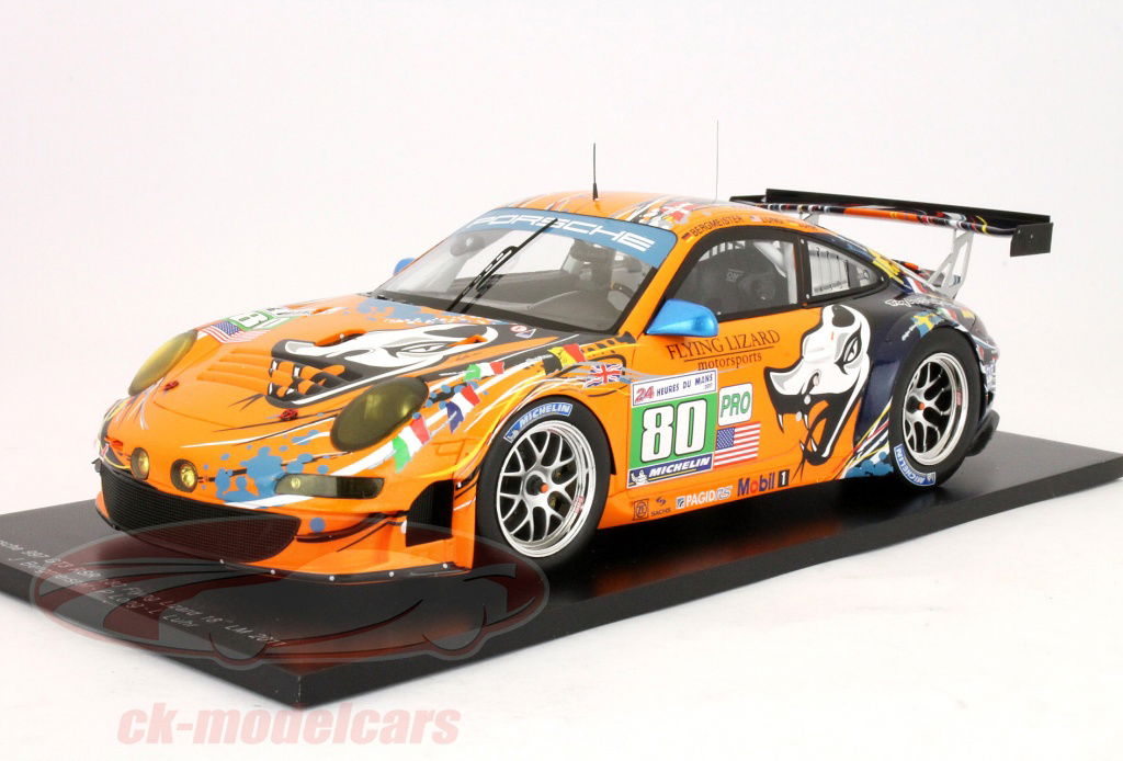 Spark 1:18 ポルシェ997 GT3 RSR＃80フライングリザード24時間