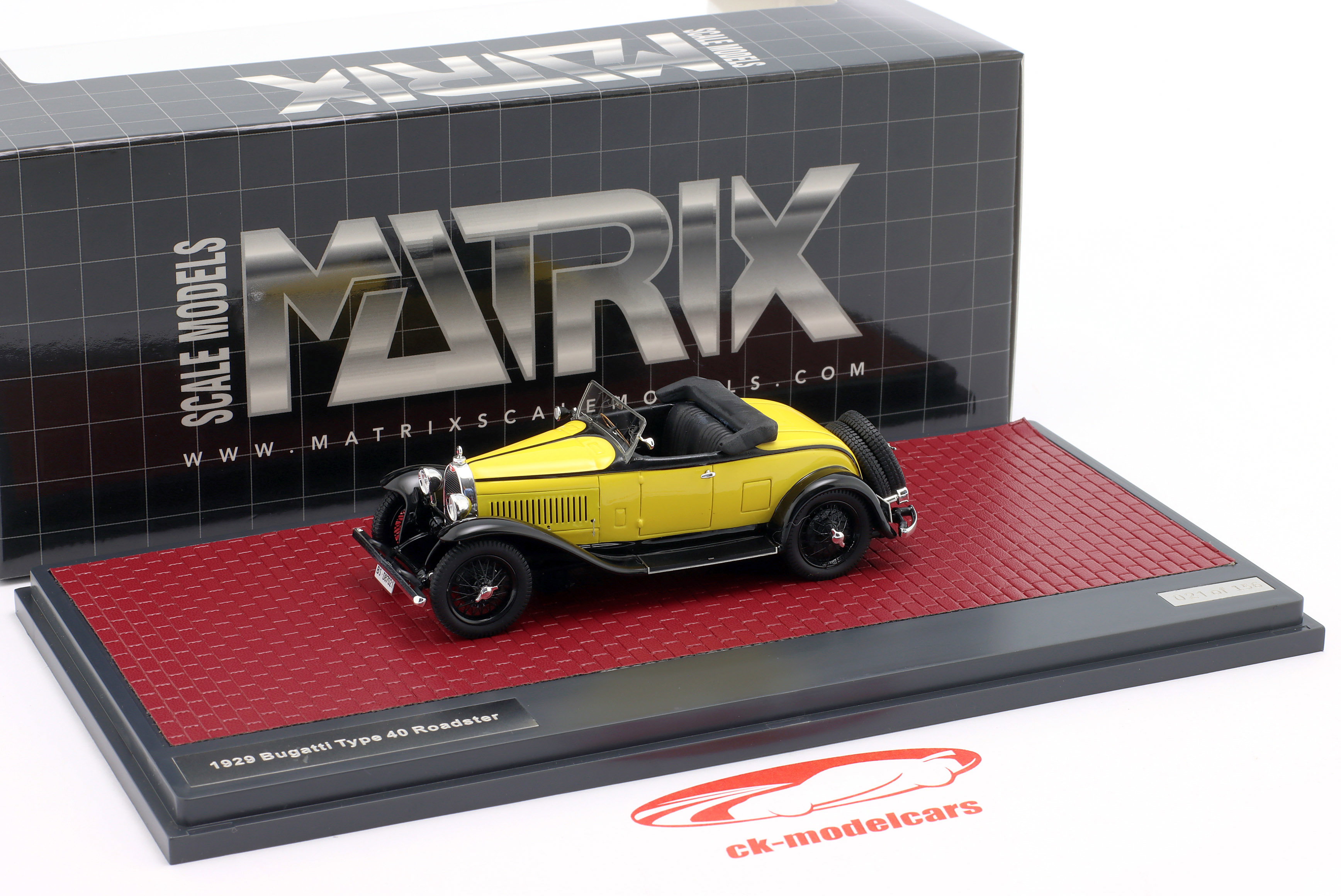 Bugatti Type 40 LM 1930 Kit Monté 1/43 MCM