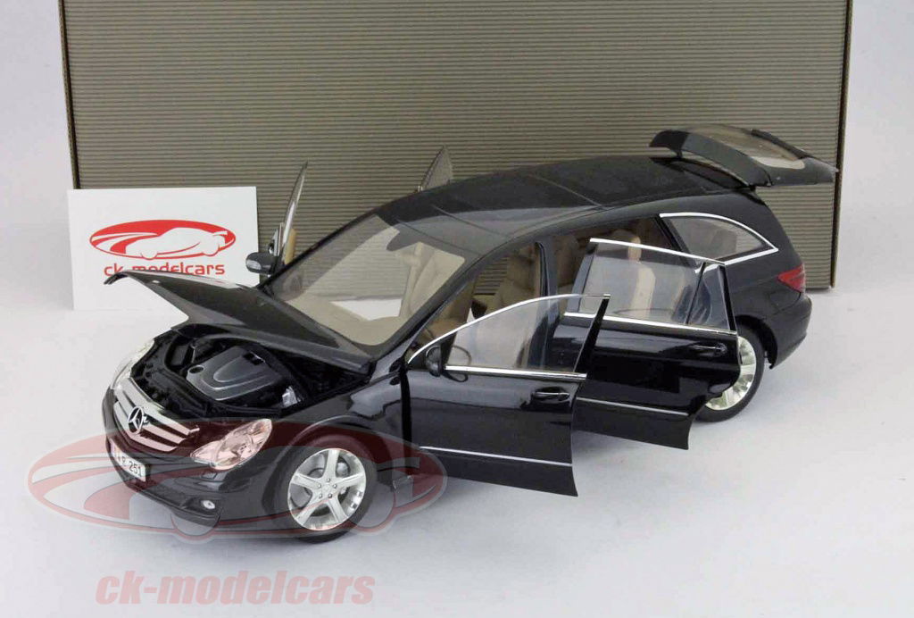 Minichamps 1:18 Mercedes-Benz R-Class obsidian black MB B6