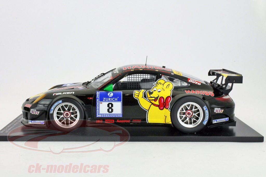 Spark 1:18 ポルシェ911 GT3 R＃8ハリボー24時間ニュルブルク