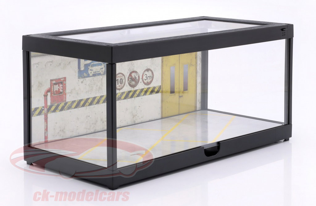 diorama-single-display-case-black-with-led-lighting-for-scale-1-18-1-24-triple9-t9-248810bk/