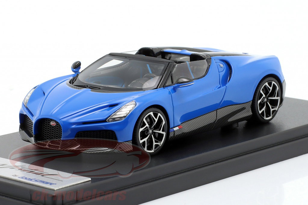 looksmart-1-43-bugatti-w16-mistral-ano-de-construcao-2022-azul-ls544c/