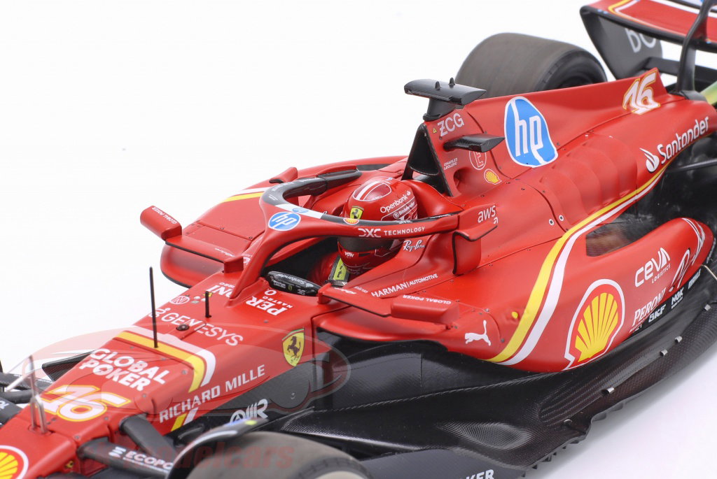 BBR Models 1:18 Charles Leclerc Ferrari SF-24 #16 Winner USA GP