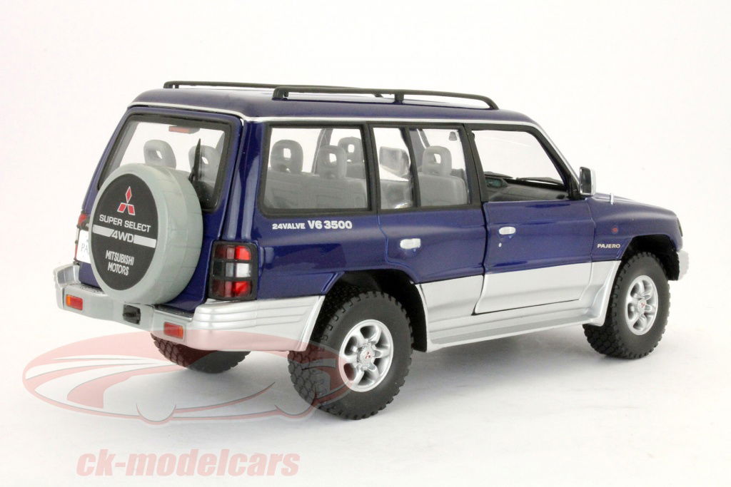 ミニカー 1/18 Sun Star 1998 MITSUBISHI PAJERO 1/18 1998 MITSUBISHI PAJERO BY SUNSTAR IN DARK BLUE # 1210