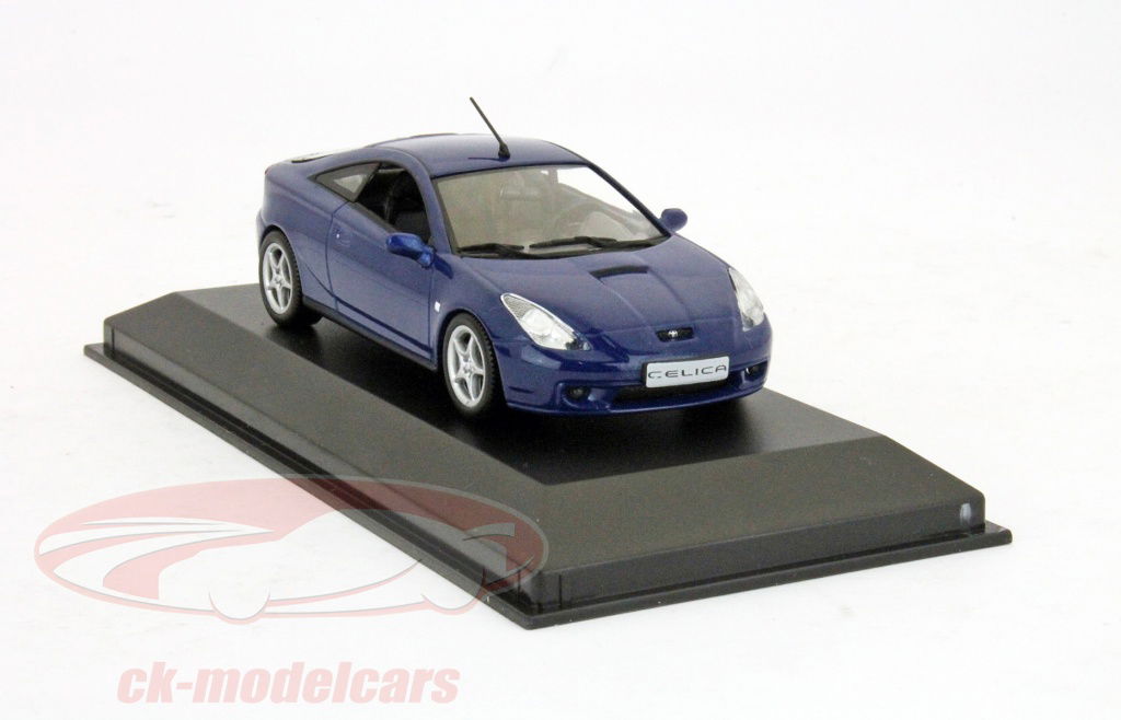 Minichamps 1:43 Toyota Celica blue metallic CK9991355 model