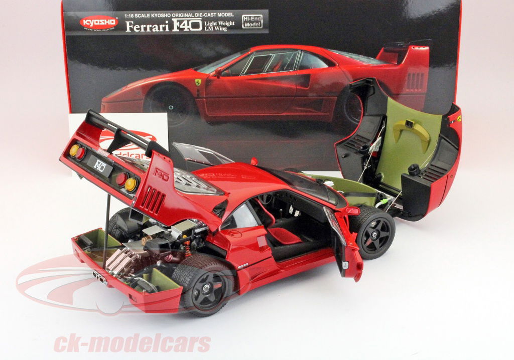 【絶版】250台限定 京商 Top maruques F40 1/12 トップマルケス TOPMARQUES 1/12 Ferrari F40 1987 スライド