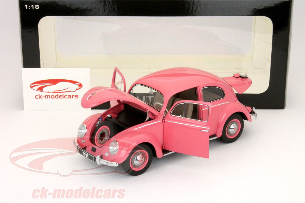1/18 オートアート VW フォルクスワーゲンビートル AUTOart 1:18 フォルクスワーゲンVWビートル1200年1955ピンク分