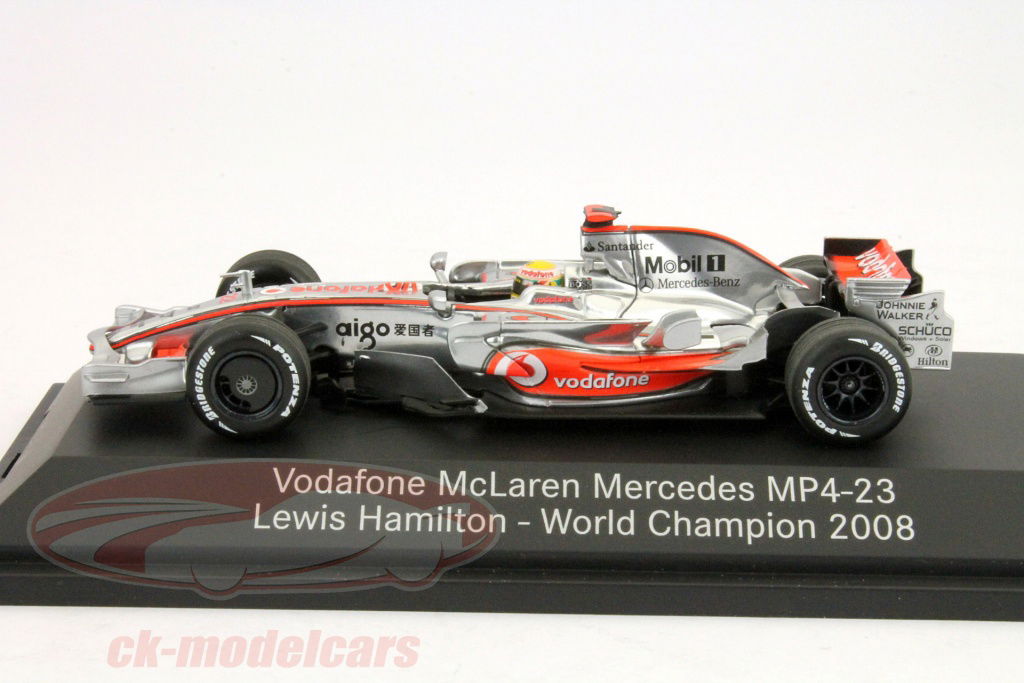 メル Minichamps 1:43 L. Hamilton McLaren Mercedes MP4-23 formula
