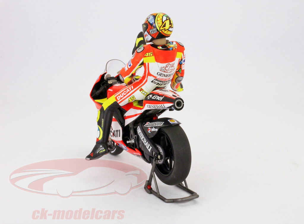 1/12 ドゥカティ GP11.1 #46 モトGP 2011 V.ロッシ Minichamps 1:12 V. Rossi driver figure Pit Stop MotoGP Qatar