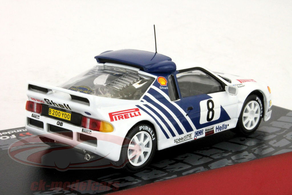 ミニカー IXO Ford RS200 Rally Sweden 1986 1/43 Ixo 1:43 Ford RS200 #8 Rally Sweden 1986 Grundel, Mellander