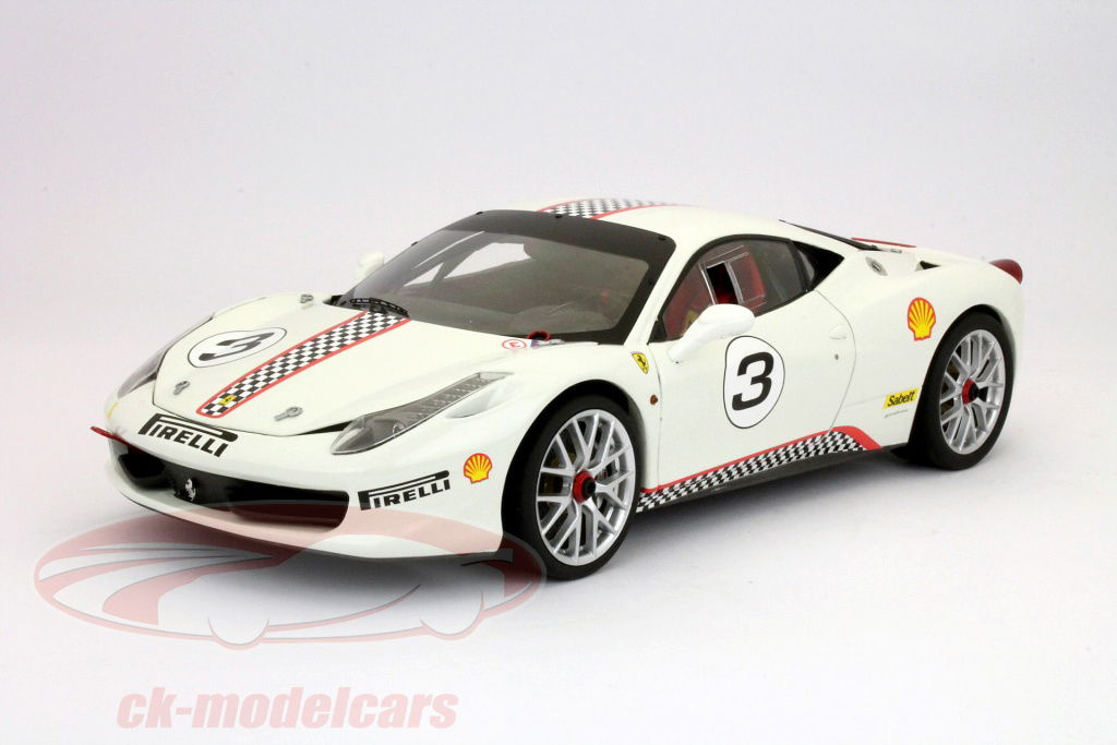 HotWheels Elite 1:18 Ferrari 458 Challenge #3 year 2011
