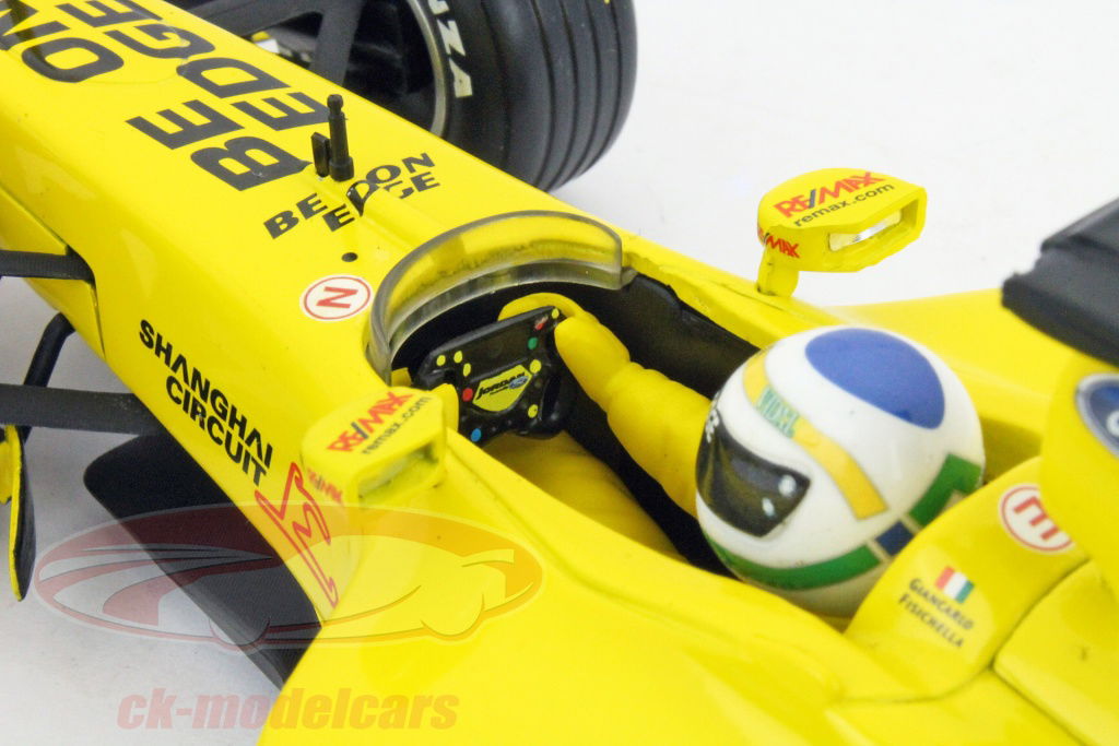 HotWheels 1:18 Giancarlo Fisichella Jordan EJ13 Formula 1