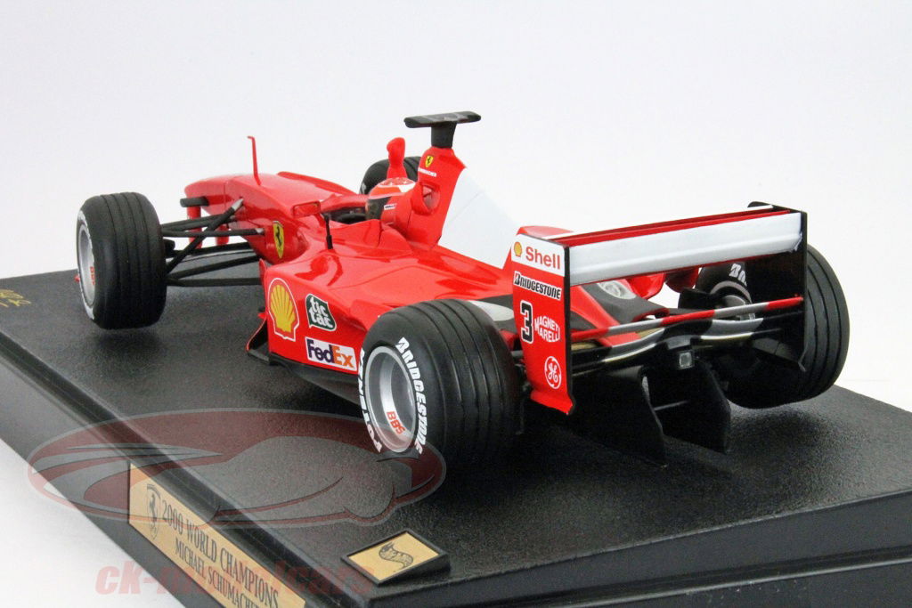 HotWheels 1:18 M. Schumacher Ferrari F1-2000 World Champion