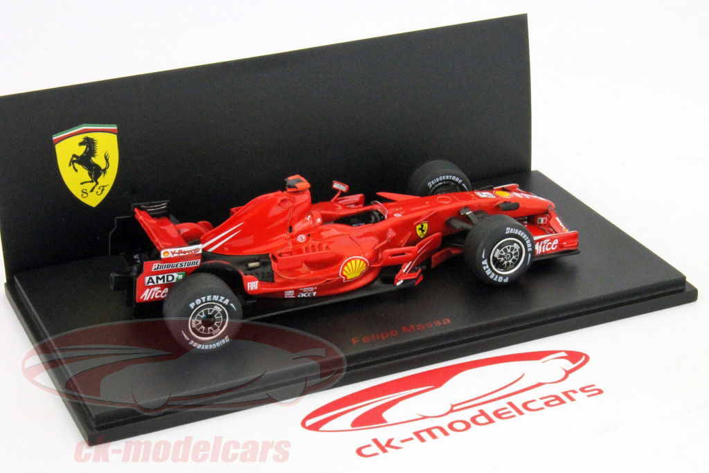 スポーツ選手 F.Massa 2007 Ferrari Used Nomex Auto Spark 1:43 F. Massa Ferrari F2007 #5 2nd place Brazil