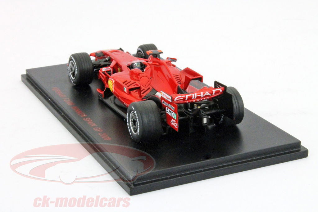 Spark 1:43 K·ライコネンフェラーリF2008＃1勝者スペインGP