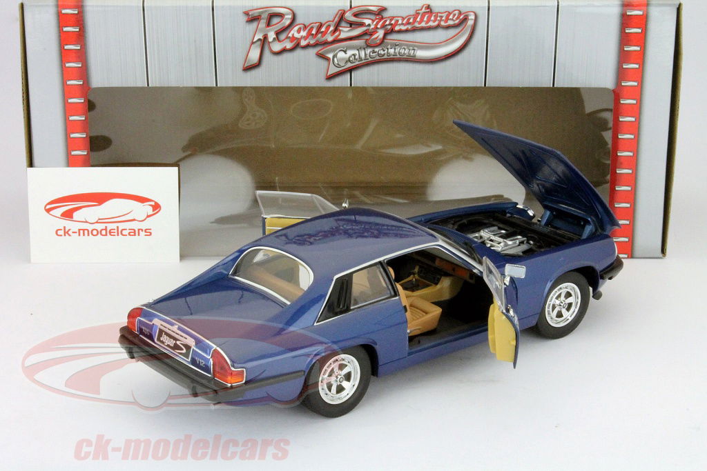 Yat Ming 1:18 Jaguar XJS année 1975 bleu métallisé 92658