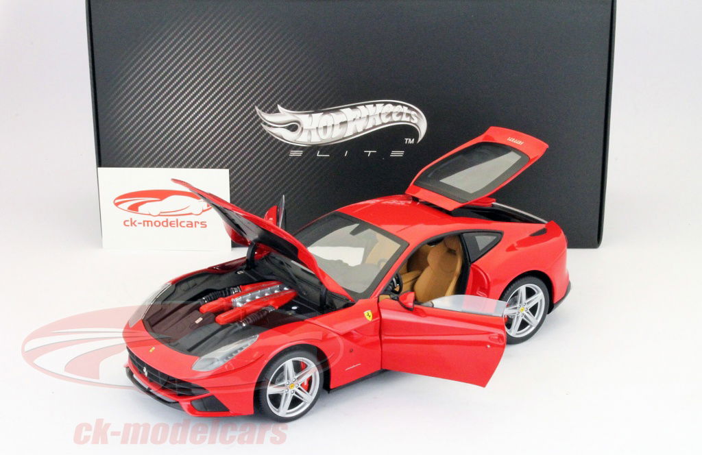 Hot Wheels F12 berlinetta 1:18 赤 HOTWHEELS FERRARI F12 BERLINETTA ELITE EDITION RED 1:18