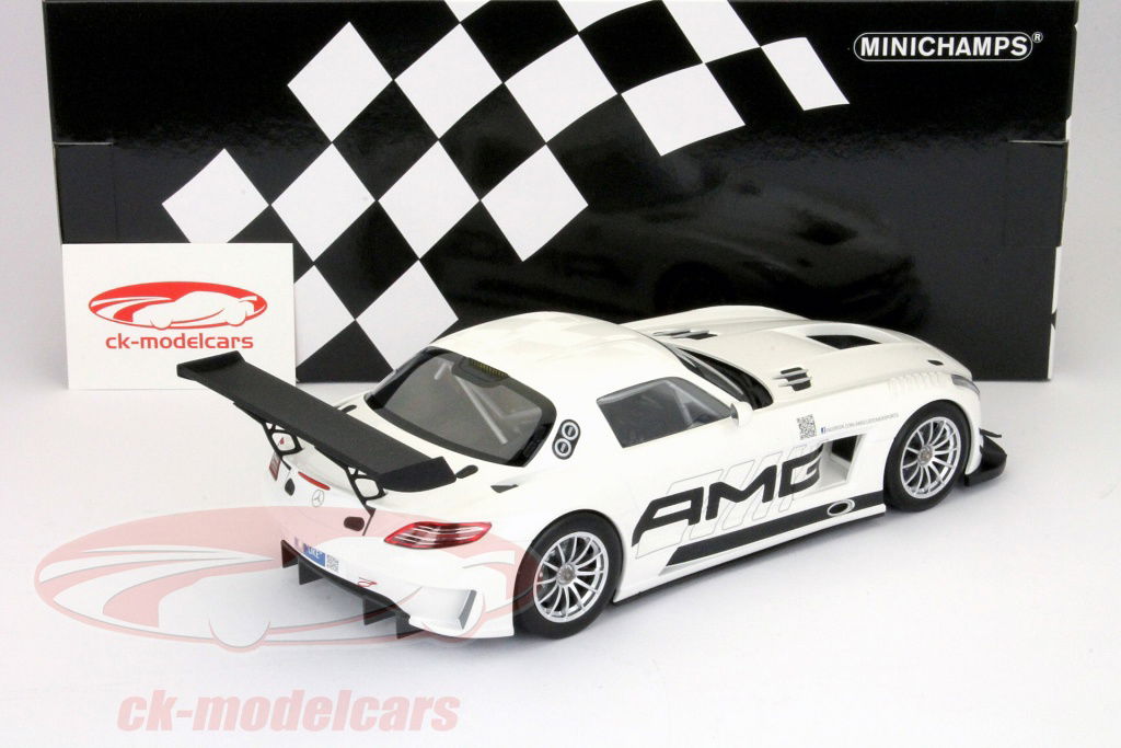 Minichamps 1:18 Mercedes-Benz SLS AMG GT3 Promo white