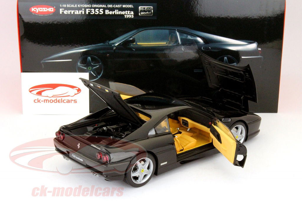 1/18京商 フェラーリF355ベルリネッタ黒　HIーEND MODEL REVIEW: Kyosho 