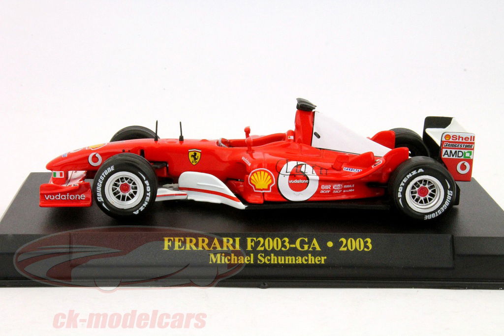 Ixo 1:43 M. Schumacher Ferrari F2003-GA #1 world champion