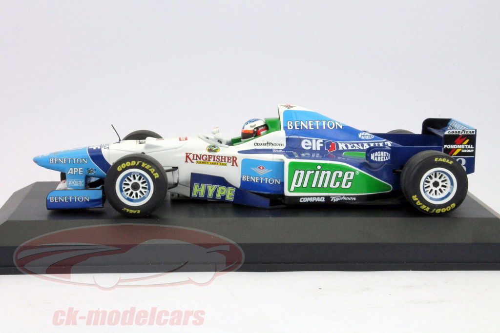 Minichamps 1:18 J. Alesi Benetton B196 #3 Formule 1 1996