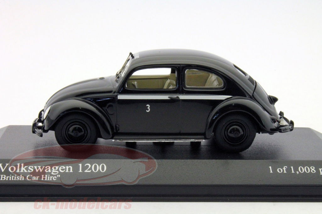 Minichamps 1:43 Volkswagen VW Beetle 1200 year 1947 British
