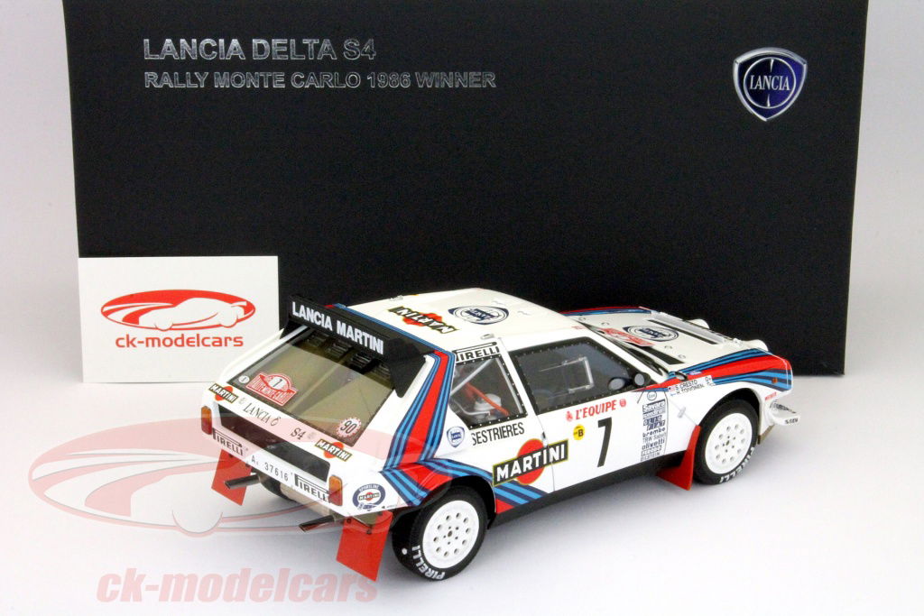 AUTOart 1:18 ランチアデルタS4＃7 Toivonen、Cresto受賞ラリー