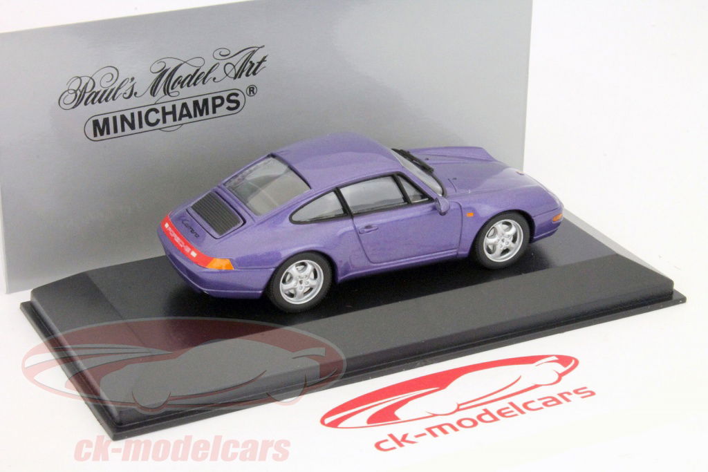 Minichamps 1:43 ポルシェ911（993）カレラ1993年バイオレット