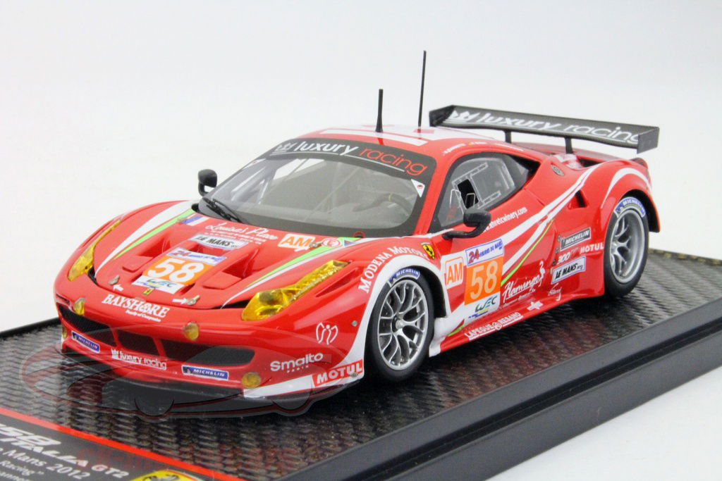 BBR Models 1:43 Ferrari 458 Italia GT2 GTE AM #58 24h LeMans