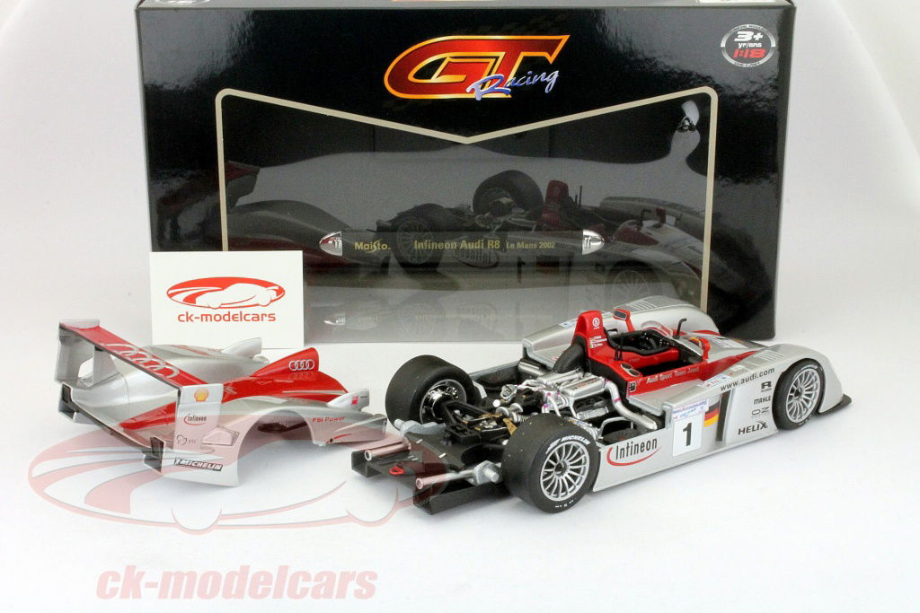MAISTO製 アウディーＲ8R　　 ル・マン1999　1/18 　中古品 MAISTO製 アウディーR8R ル・マン1999 1/18 中古品