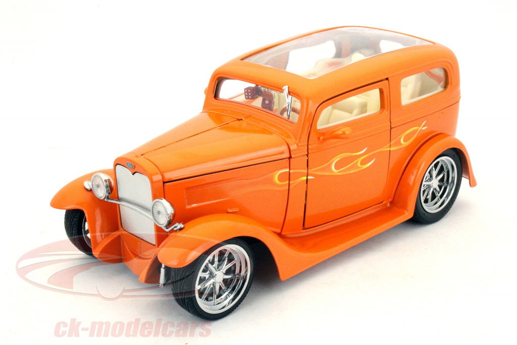 Yat Ming 1:18 フォードモデルセダン年1931オレンジ分逸明