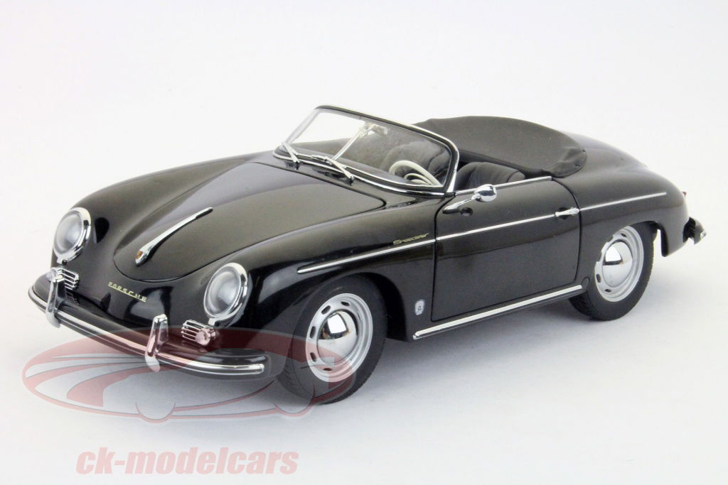 AUTOart 1:18 1955黒のからポルシェ356Aスピードスター欧州版