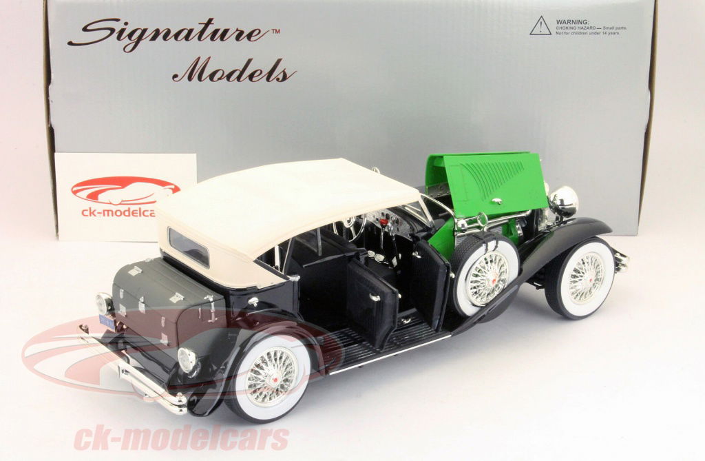 Signature Models 1:18 Duesenberg SSJ built in 1934 black