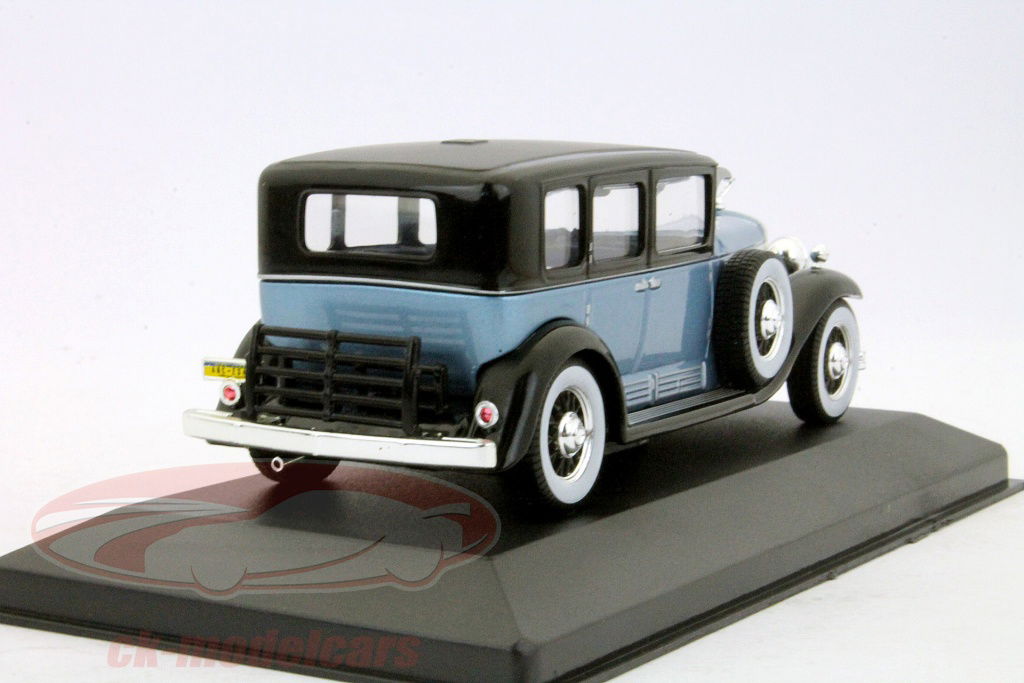 WhiteBox 1:43 1930キャデラックV16青 - 黒化ホワイトボックス