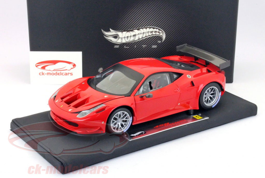 1/18 Mattel Elite フェラーリ 458イタリア GT2 2011 HotWheels Elite 1:18 Ferrari 458 Italia GT2 Special Edition