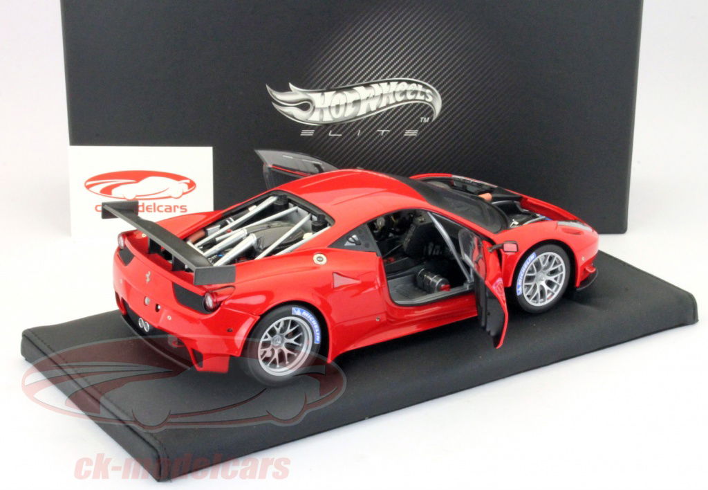HotWheels Elite 1:18 Ferrari 458 Italia GT2 Special Edition