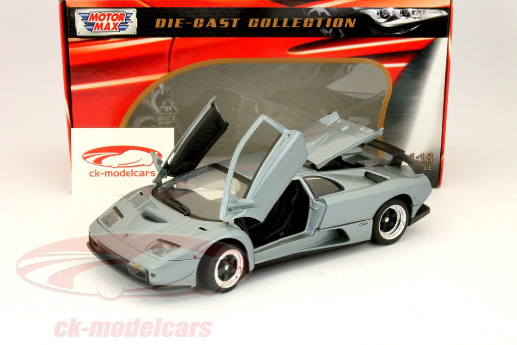 モーターマックス ランボルギーニディアブロGT MotorMax 1:18 ランボルギーニディアブロGTグレー CK9992018