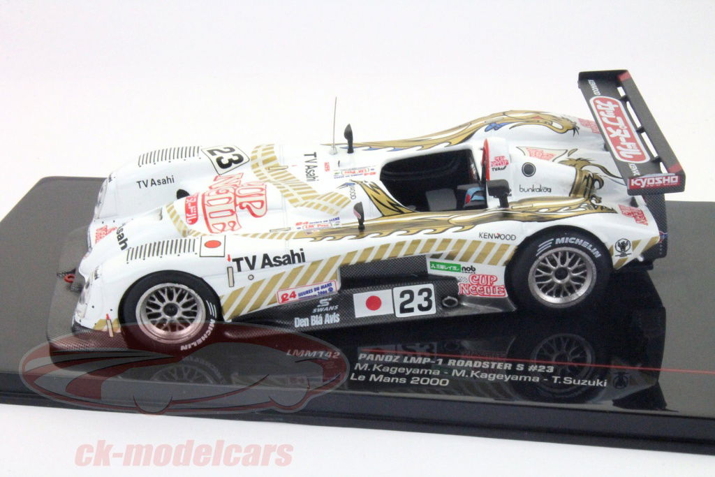 Ixo 1:43 パノスLMP-1ロードスター＃23 2000ルマン24影山、鈴木