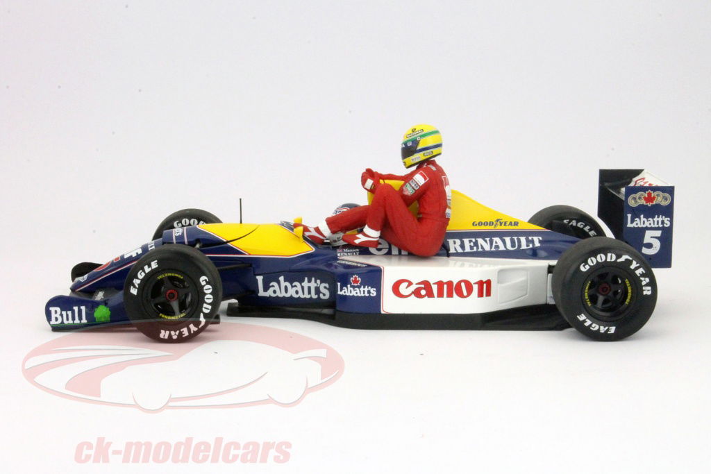 Minichamps 1:18 Mansell, Senna Williams Renault FW14 British