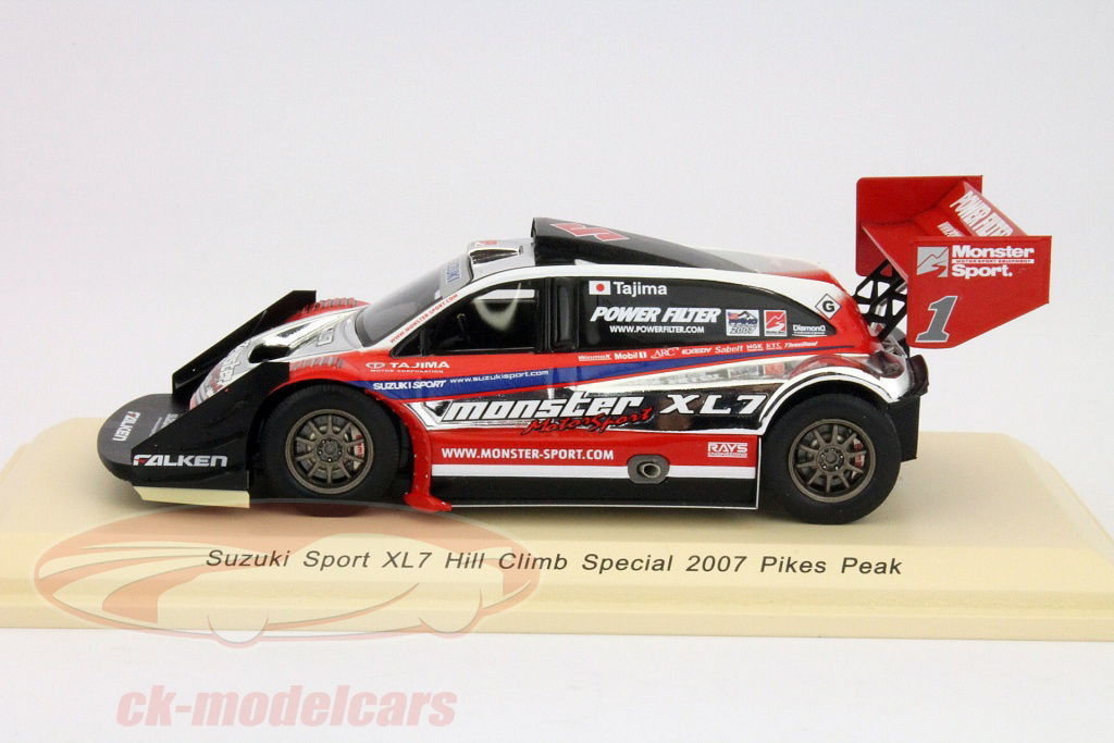 【最初期限定品】PR-007　ピルルク Spark 1:43 スズキスポーツXL7ヒルは特別パイクスピーク、田島