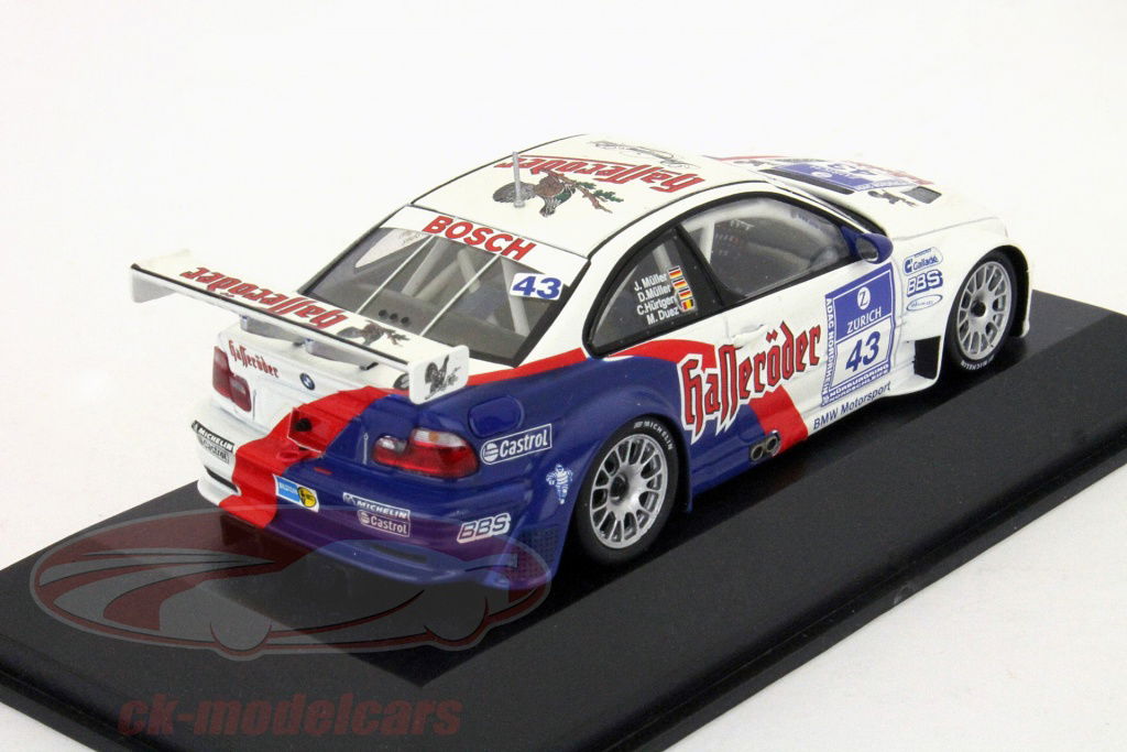 【限定】MINIGT BMW M3 トイザらスオリジナル Minichamps 1:43 BMW M3 GTR＃43 24ニュルブルクリンク2003