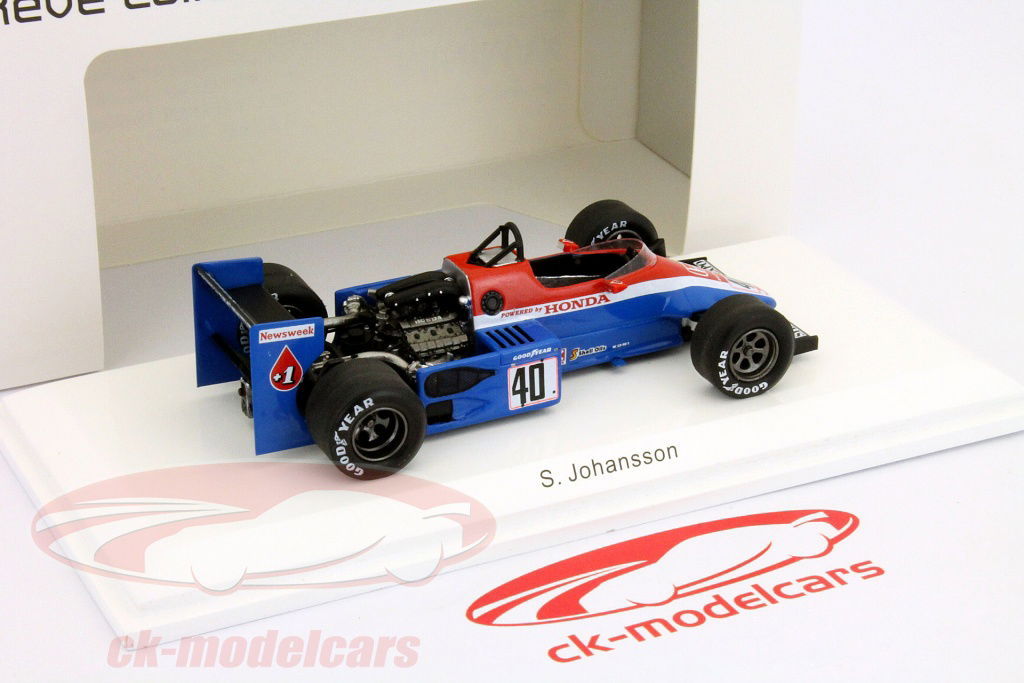 Reve Collection 1/43 スピリット ホンダ 201C Spark 1:43 S. Johansson Spirit Honda 201C #40 Dutch GP