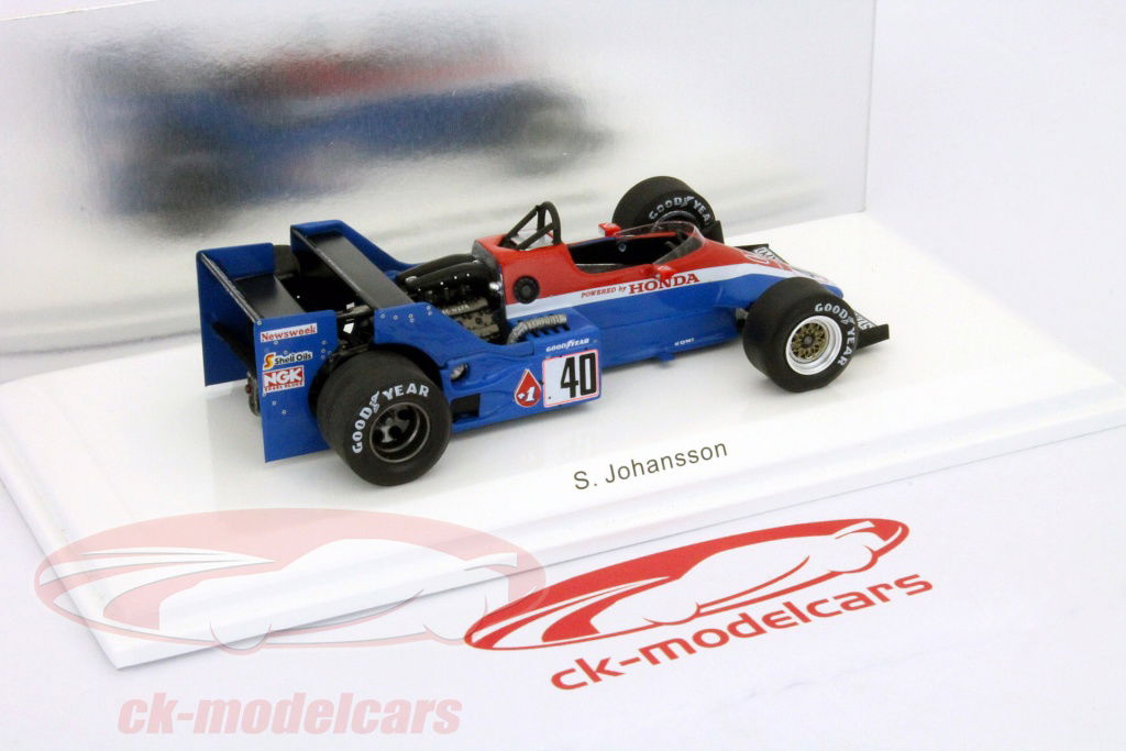 Spark 1:43 S.ヨハンソン201Cホンダスピリット1983＃40 GP