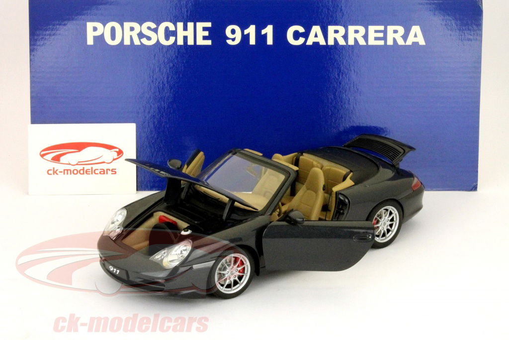 AUTOart 1:18 Porsche 911 Carrera Cabriolet facelift basalt