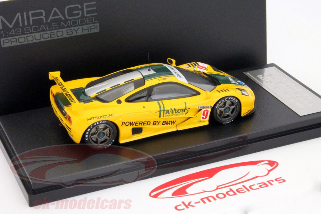 HPI 1:43 マクラーレンF1 GTR＃9鈴鹿1995ウォレス、ヴェンド