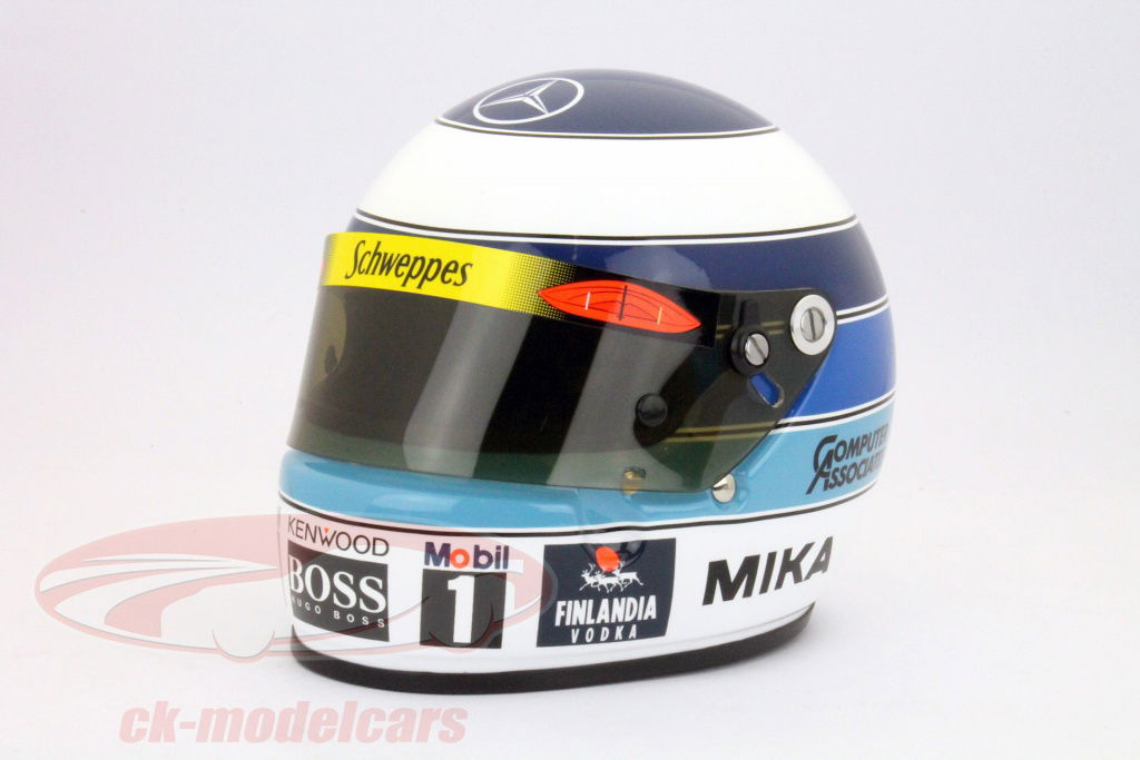 【F1】Mika Hakkinen 1/2 Helmet DRM Exclusive Mika Hakkinen 1999 McLaren World Champion 25
