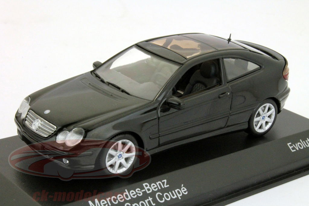 minichamps-1-43-mercedes-benz-c-cl203-2000-obsidianschwarz-mb-b66961918/