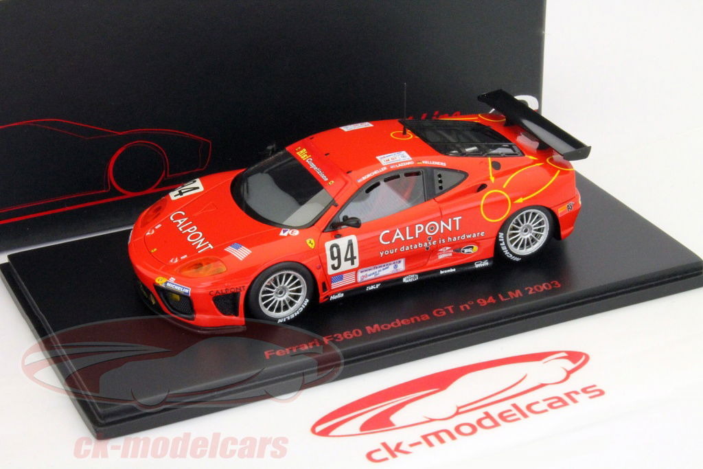 Spark 1:43 Ferrari 360 Modena GT #94 24h LeMans 2003