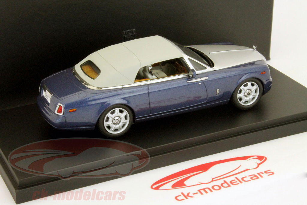 Kyosho 1:43 Rolls-Royce Phantom Drophead Coupe blue 05532MB