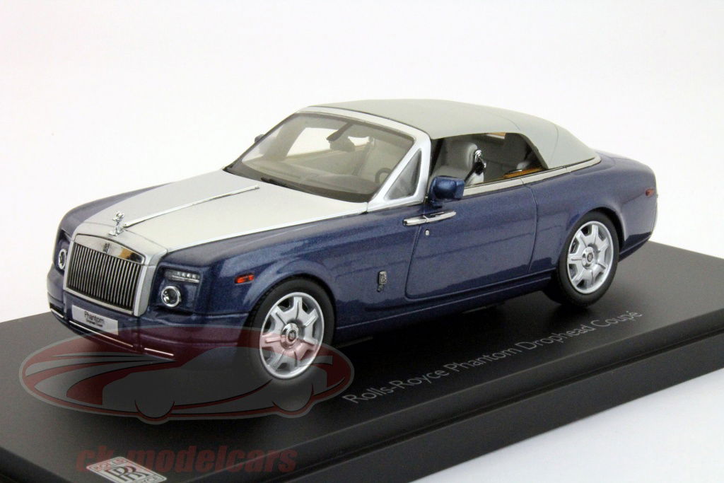kyosho-1-43-rolls-royce-phantom-drophead-coupe-blauw-05532mb/
